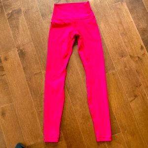 Align leggings, pink, 28 inch. Size 2.